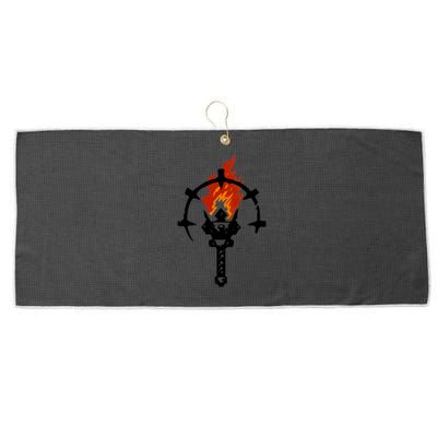 Darkest Dungeon Torch Large Microfiber Waffle Golf Towel