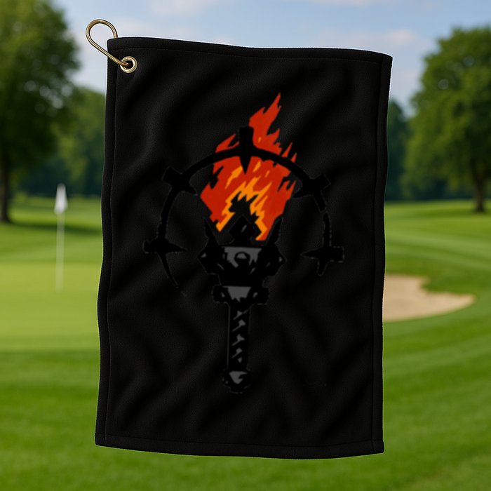 Darkest Dungeon Torch Golf Towel