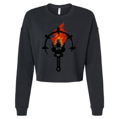 Darkest Dungeon Torch Cropped Pullover Crew
