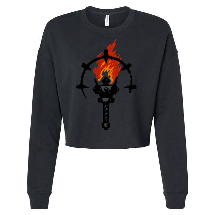 Darkest Dungeon Torch Cropped Pullover Crew