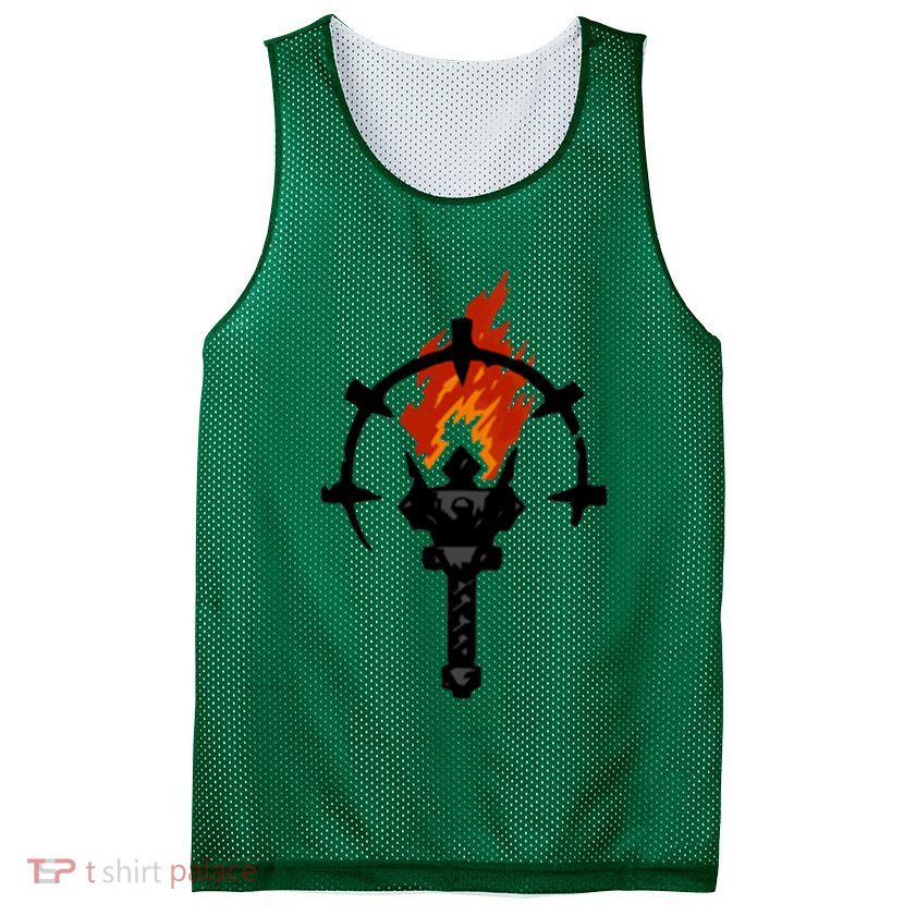 Darkest Dungeon Torch Mesh Reversible Basketball Jersey Tank