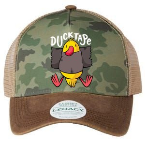 Ducktape Duck Trap Funny Duct Tape Legacy Tie Dye Trucker Hat