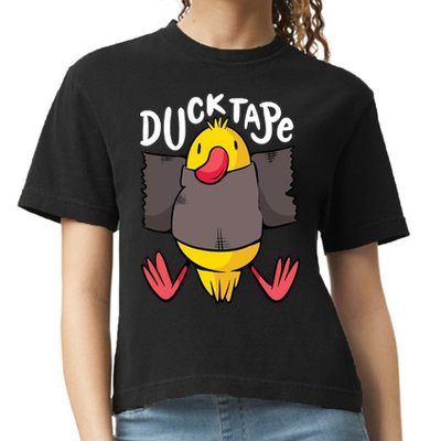 Ducktape Duck Trap Funny Duct Tape Comfort Colors Boxy T-Shirt