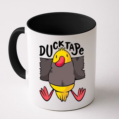 Ducktape Duck Trap Funny Duct Tape Mug