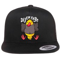 Ducktape Duck Trap Funny Duct Tape Flatbill Hat