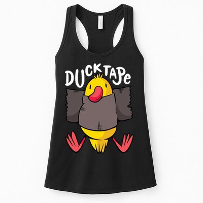 Ducktape Duck Trap Funny Duct Tape Womens Tank Top