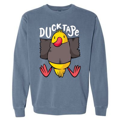 Ducktape Duck Trap Funny Duct Tape Garment-Dyed Sweatshirt