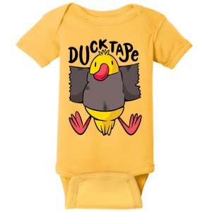 Ducktape Duck Trap Funny Duct Tape Baby Bodysuit