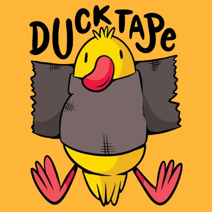 Ducktape Duck Trap Funny Duct Tape Baby Bodysuit