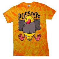 Ducktape Duck Trap Funny Duct Tape Tie-Dye T-Shirt