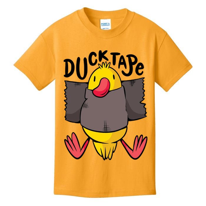 Ducktape Duck Trap Funny Duct Tape Kids T-Shirt