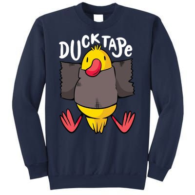 Ducktape Duck Trap Funny Duct Tape Sweatshirt