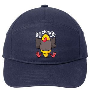 Ducktape Duck Trap Funny Duct Tape 7-Panel Snapback Hat