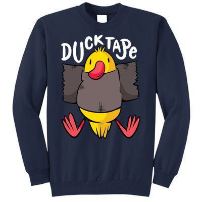 Ducktape Duck Trap Funny Duct Tape Tall Sweatshirt