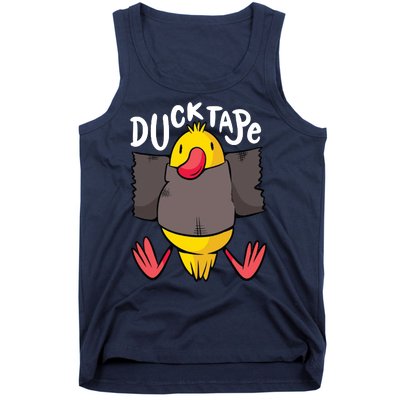 Ducktape Duck Trap Funny Duct Tape Tank Top