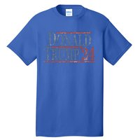 Distressed Donald Trump 2024 Cute Gift Tall T-Shirt