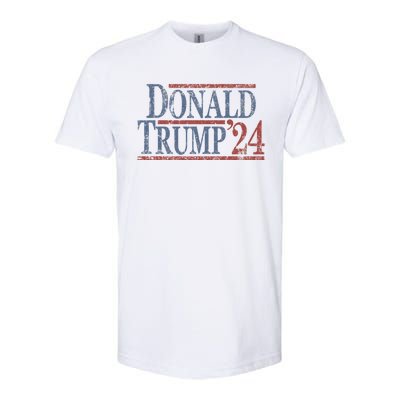 Distressed Donald Trump 2024 Cute Gift Softstyle CVC T-Shirt