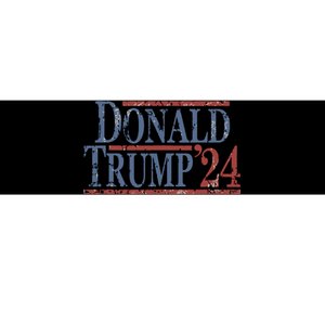 Distressed Donald Trump 2024 Bumper Sticker