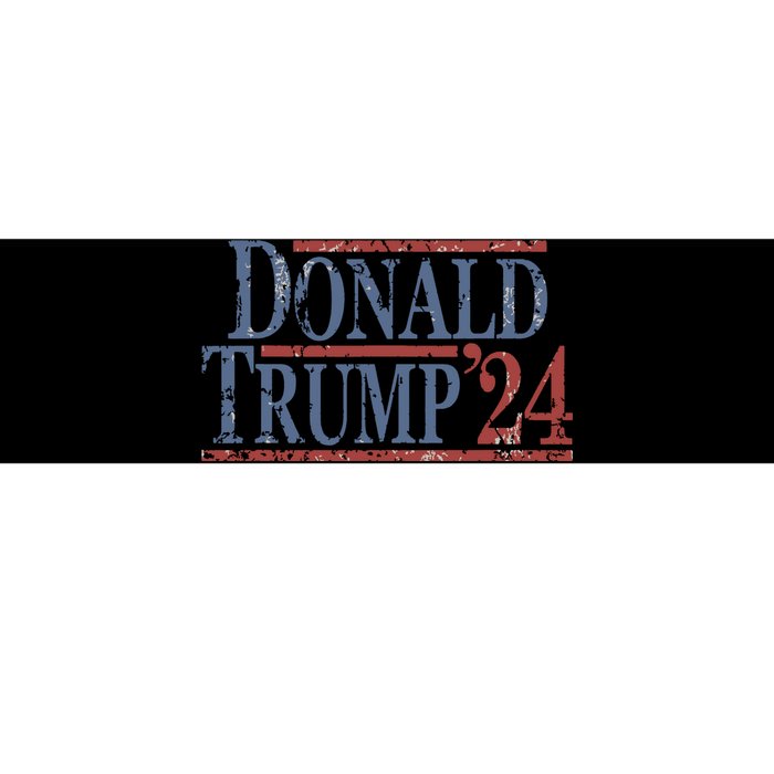 Distressed Donald Trump 2024 Bumper Sticker