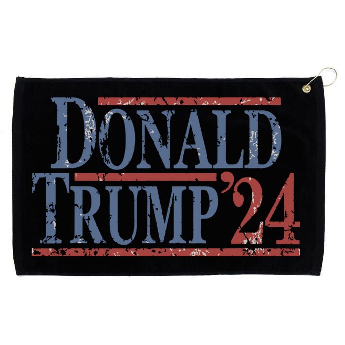 Distressed Donald Trump 2024 Grommeted Golf Towel