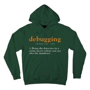 Debugging Definition Tee Code Coding Computer Programmer Hoodie