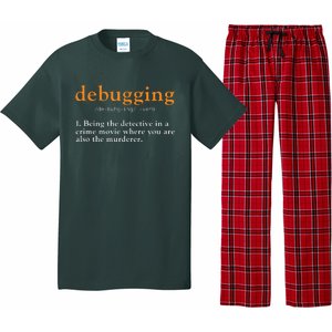 Debugging Definition Tee Code Coding Computer Programmer Pajama Set