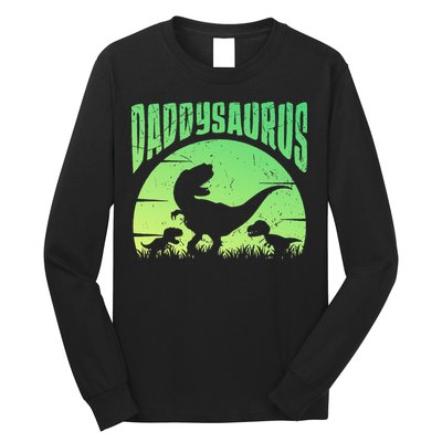 Daddysaurus Daddy T Rex Great Father’s Day Gift Classic Long Sleeve Shirt