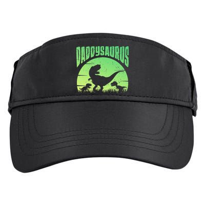 Daddysaurus Daddy T Rex Great Father’s Day Gift Classic Adult Drive Performance Visor