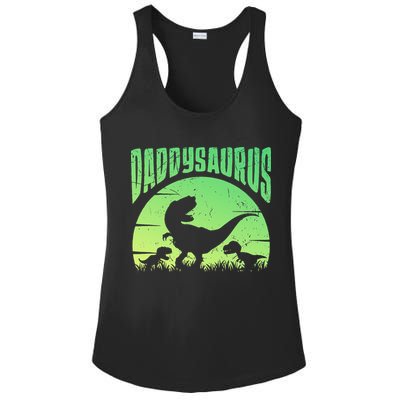Daddysaurus Daddy T Rex Great Father’s Day Gift Classic Ladies PosiCharge Competitor Racerback Tank
