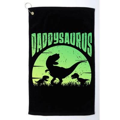 Daddysaurus Daddy T Rex Great Father’s Day Gift Classic Golf Towel