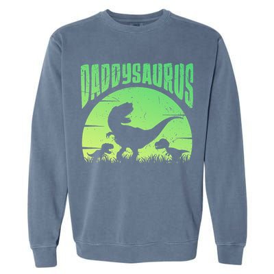 Daddysaurus Daddy T Rex Great Father’s Day Gift Classic Garment-Dyed Sweatshirt