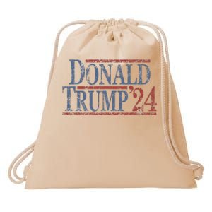 Distressed Donald Trump 2024 Drawstring Bag