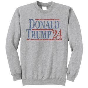 Distressed Donald Trump 2024 Sweatshirt