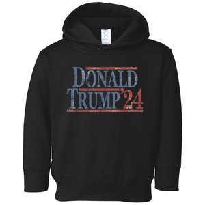 Distressed Donald Trump 2024 Toddler Hoodie