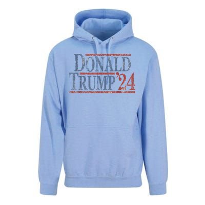 Distressed Donald Trump 2024 Unisex Surf Hoodie