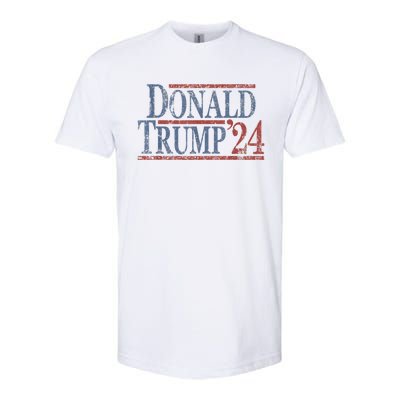 Distressed Donald Trump 2024 Softstyle CVC T-Shirt