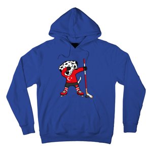 Dabbing Dalmatian Turkey Ice Hockey Fans Jersey Turkish Flag Gift Hoodie