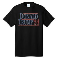 Distressed Donald Trump 2024 Tall T-Shirt