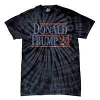 Distressed Donald Trump 2024 Tie-Dye T-Shirt