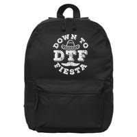 Dtf Down To Fiesta Cinco De Mayo Party 16 in Basic Backpack