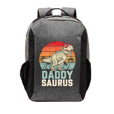 Daddysaurus Dinosaur T Rex Dad Father Retro Funny Gift Vector Backpack