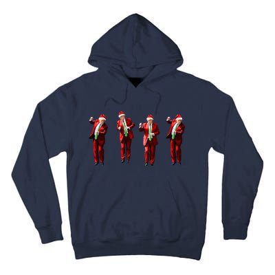 Dancing Donald Trump Santa Christmas Dance Tall Hoodie