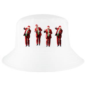 Dancing Donald Trump Santa Christmas Dance Cool Comfort Performance Bucket Hat