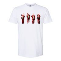 Dancing Donald Trump Santa Christmas Dance Softstyle CVC T-Shirt