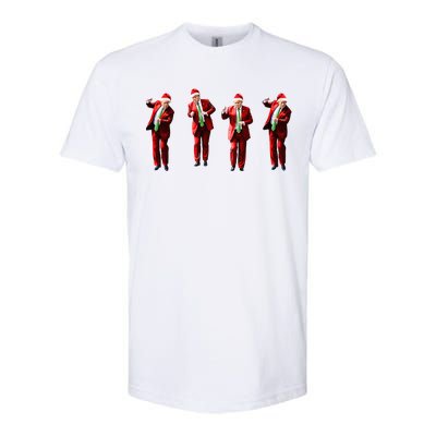 Dancing Donald Trump Santa Christmas Dance Softstyle CVC T-Shirt