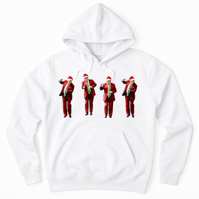 Dancing Donald Trump Santa Christmas Dance Hoodie