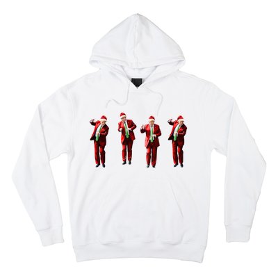 Dancing Donald Trump Santa Christmas Dance Hoodie