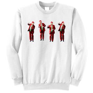 Dancing Donald Trump Santa Christmas Dance Sweatshirt