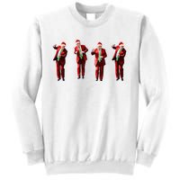 Dancing Donald Trump Santa Christmas Dance Sweatshirt