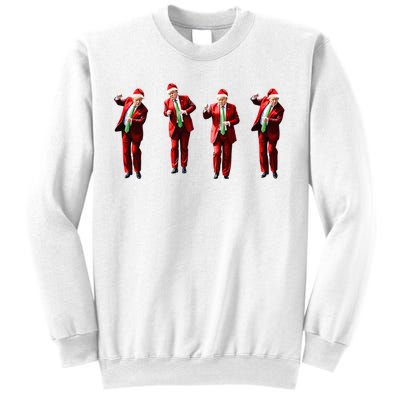 Dancing Donald Trump Santa Christmas Dance Sweatshirt